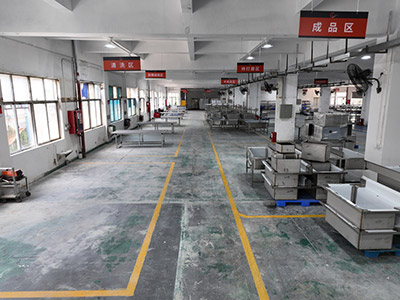 A corner of the factory