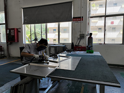 A corner of the factory