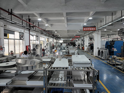A corner of the factory
