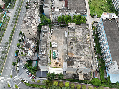 A corner of the factory