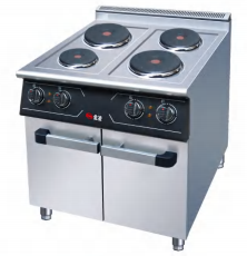Electric 4 Hot-Plate Cooker With Oven