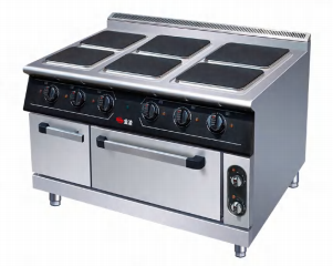 Electric 6 Hot-Plate Cooker With Oven