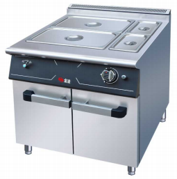 Gas Bain Marie With Cabinet