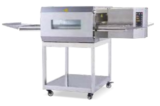Crawler style pizza oven