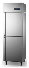 Vertical two door refrigerator