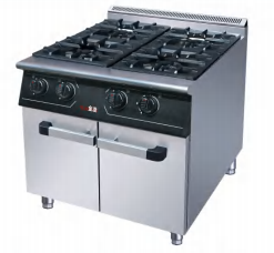 Gas Range 4-Burner With Cabinet