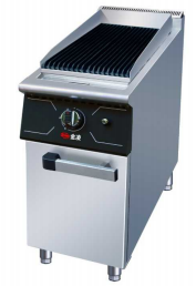 Gas Lava Rock Grill With Cabinet