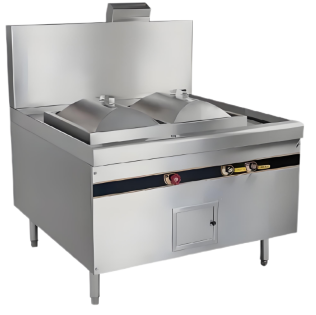 Gas dual head sausage powder furnace